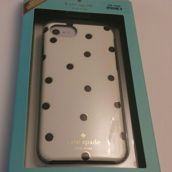 Kate Spade Black Dot IPhone 8 Case - Picture 4 of 5